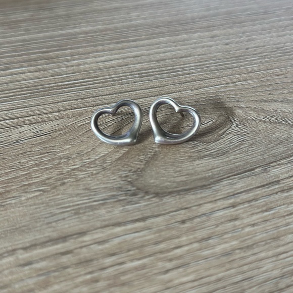Tiffany & Co. Elsa Peretti Open Heart Earrings - Picture 3 of 4